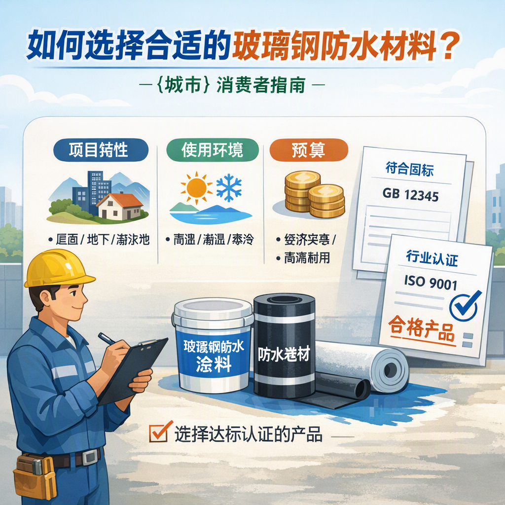如何判定玻璃钢防水材料的合格标准? 遵义 消费者指南