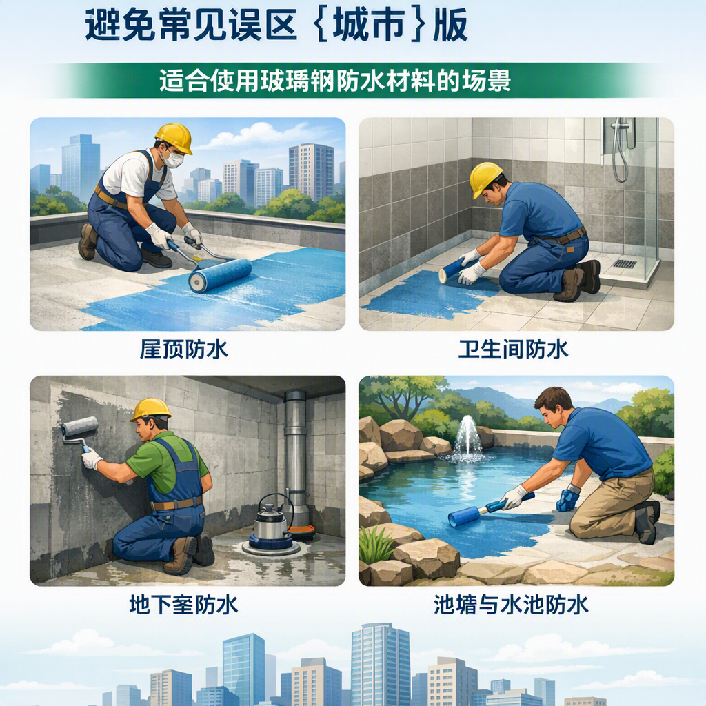 玻璃钢防水材料施工注意事项,避免常见误区 遵义 版