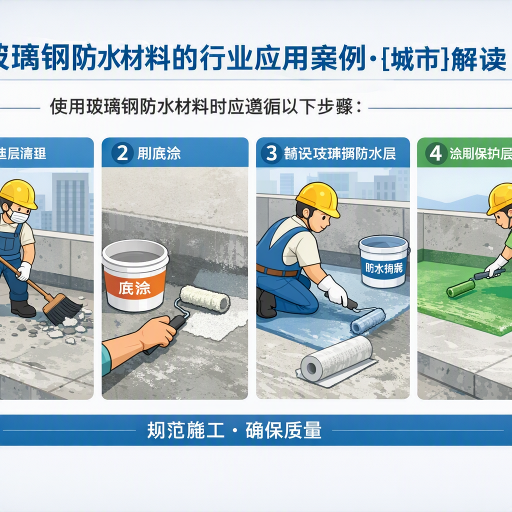 玻璃钢防水材料的行业应用案例，遵义解读