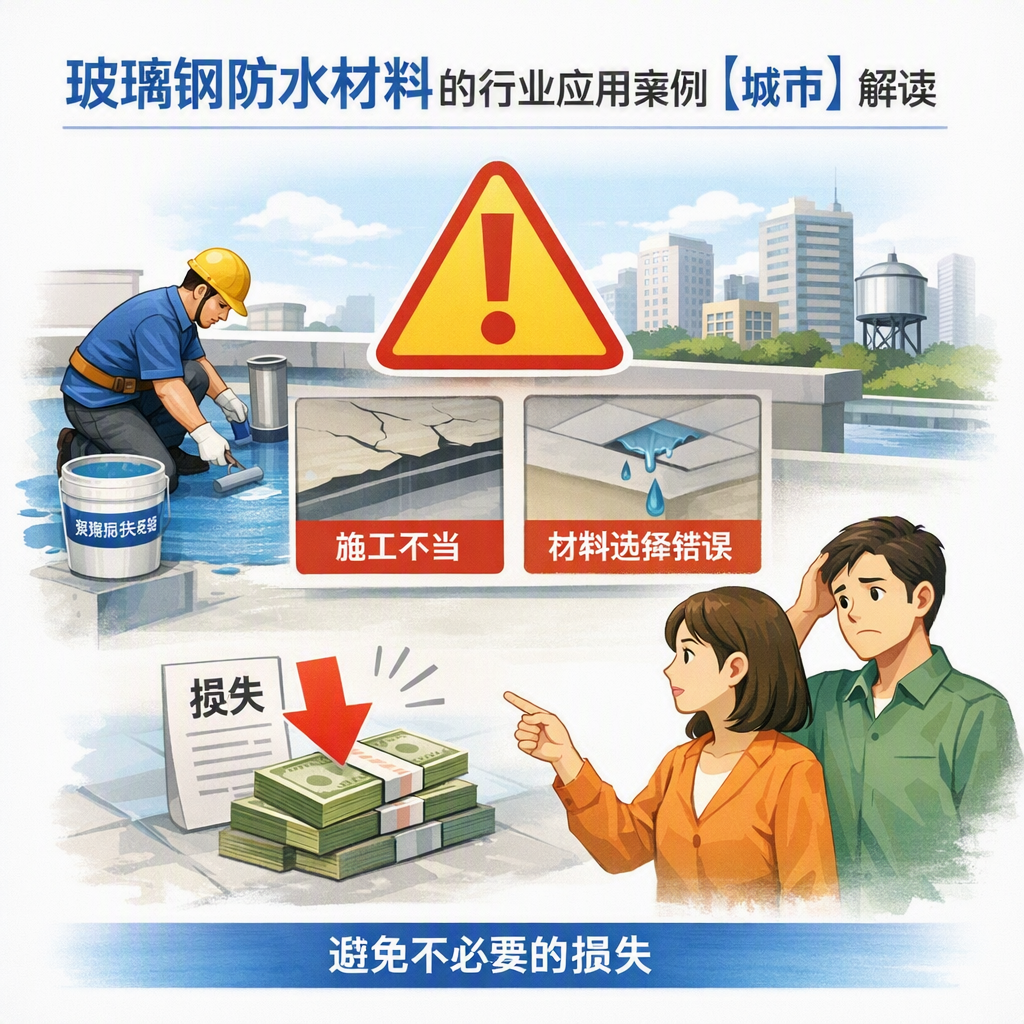玻璃钢防水材料的行业应用案例，遵义解读